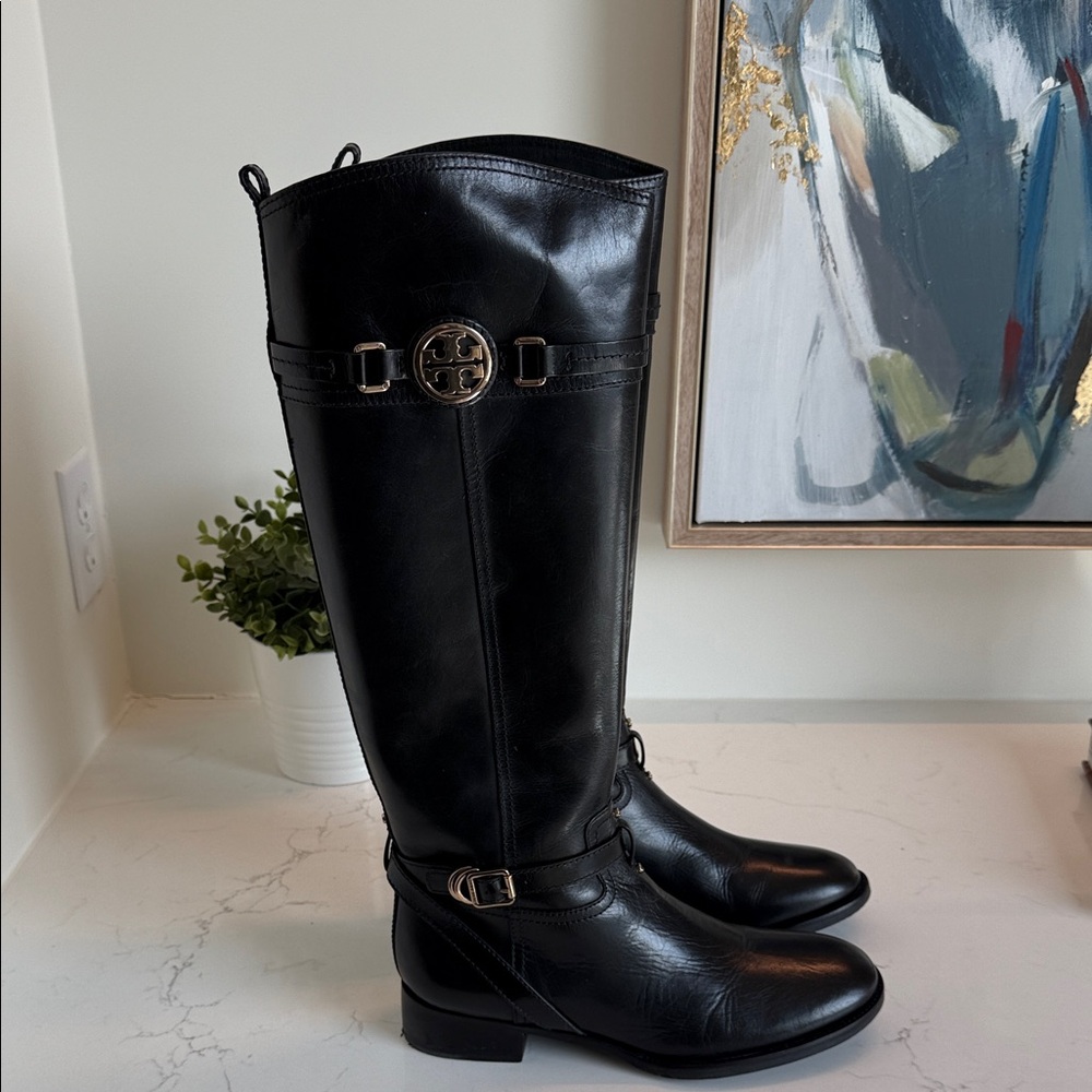 Tory Burch Black Heeled Boots